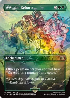 A Realm Reborn (Borderless) (Chocobo Track Foil) (566) [FINAL FANTASY] foil - Deck Out Gaming