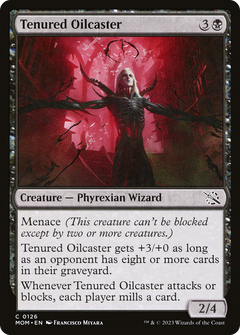 Tenured Oilcaster (126) [March of the Machine] foil - Deck Out Gaming