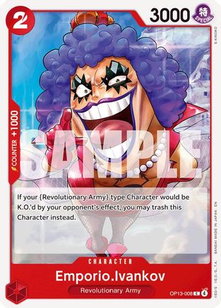 Emporio.Ivankov (OP13-008) [Carrying On His Will] - Deck Out Gaming