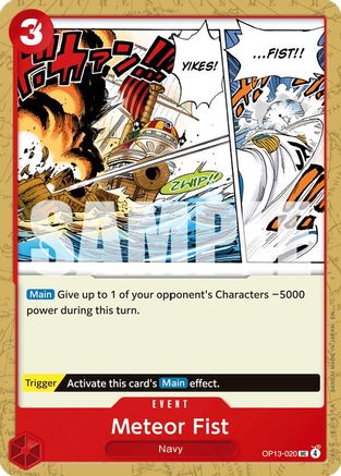 Meteor Fist (OP13-020) [Carrying On His Will] - Deck Out Gaming