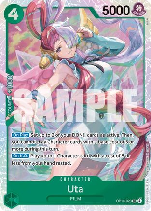 Uta (OP13-023) [Carrying On His Will] Foil - Deck Out Gaming