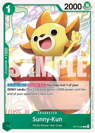 Sunny-Kun (OP13-026) [Carrying On His Will] - Deck Out Gaming