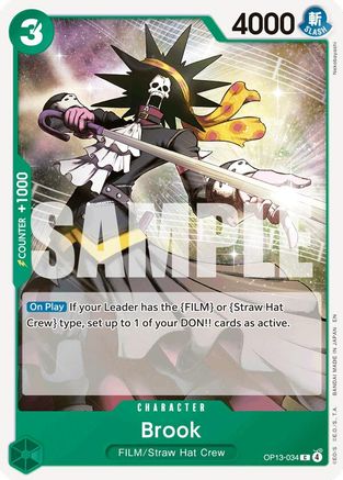 Brook (OP13-034) [Carrying On His Will] - Deck Out Gaming