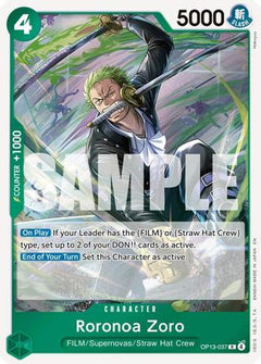 Roronoa Zoro (OP13-037) [Carrying On His Will] Foil - Deck Out Gaming