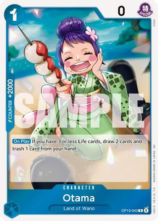 Otama (OP13-043) [Carrying On His Will] Foil - Deck Out Gaming