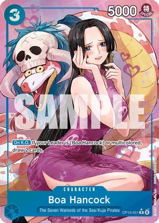 Boa Hancock (Alternate Art) (OP13-051) [Carrying On His Will] Foil - Deck Out Gaming