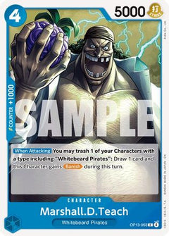 Marshall.D.Teach (OP13-053) [Carrying On His Will] - Deck Out Gaming