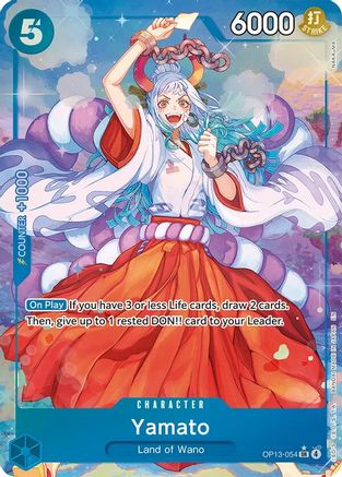 Yamato (Alternate Art) (OP13-054) [Carrying On His Will] Foil - Deck Out Gaming