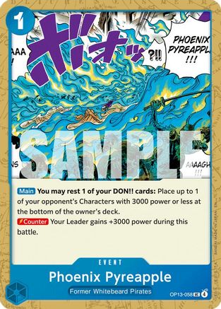 Phoenix Pyreapple (OP13-058) [Carrying On His Will] - Deck Out Gaming