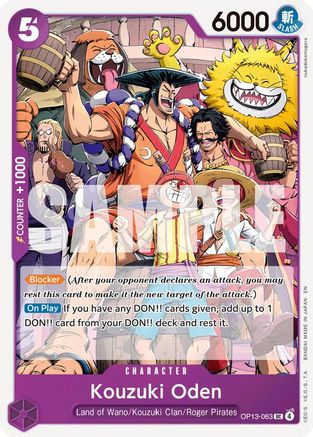 Kouzuki Oden (OP13-063) [Carrying On His Will] - Deck Out Gaming