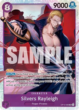 Silvers Rayleigh (OP13-066) [Carrying On His Will] Foil - Deck Out Gaming