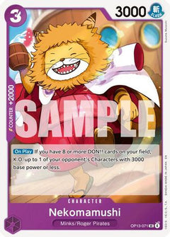 Nekomamushi (OP13-071) [Carrying On His Will] - Deck Out Gaming