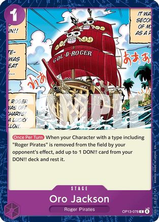 Oro Jackson (OP13-078) [Carrying On His Will] - Deck Out Gaming