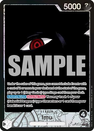 Imu (Alternate Art) (OP13-079) [Carrying On His Will] Foil - Deck Out Gaming