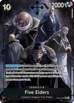 Five Elders (Alternate Art) (OP13-082) [Carrying On His Will] Foil - Deck Out Gaming
