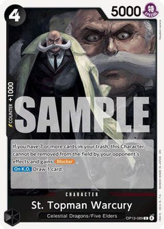 St. Topman Warcury (OP13-089) [Carrying On His Will] Foil - Deck Out Gaming