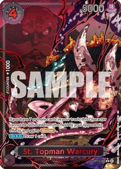 St. Topman Warcury (Parallel) (OP13-089) [Carrying On His Will] Foil - Deck Out Gaming