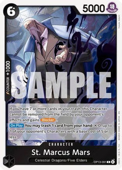 St. Marcus Mars (OP13-091) [Carrying On His Will] Foil - Deck Out Gaming