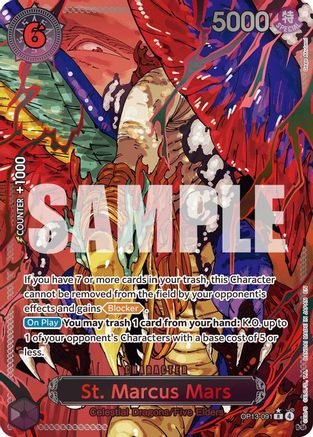 St. Marcus Mars (Parallel) (OP13-091) [Carrying On His Will] Foil - Deck Out Gaming