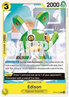 Edison (OP13-102) [Carrying On His Will] - Deck Out Gaming