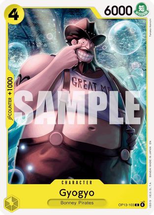 Gyogyo (OP13-103) [Carrying On His Will] - Deck Out Gaming