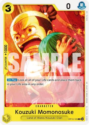 Kouzuki Momonosuke (OP13-105) [Carrying On His Will] - Deck Out Gaming