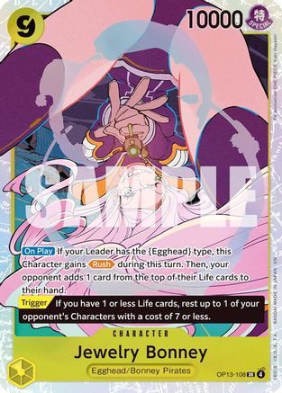 Jewelry Bonney (108) (OP13-108) [Carrying On His Will] Foil - Deck Out Gaming
