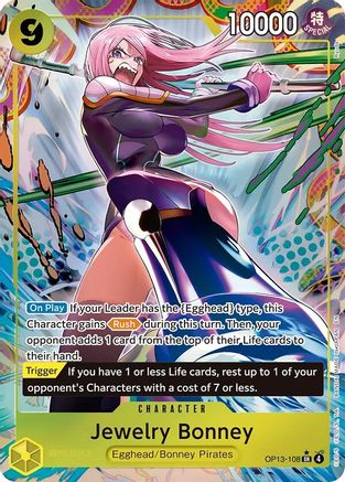 Jewelry Bonney (108) (Alternate Art) (OP13-108) [Carrying On His Will] Foil - Deck Out Gaming
