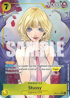 Stussy (Alternate Art) (OP13-110) [Carrying On His Will] Foil - Deck Out Gaming