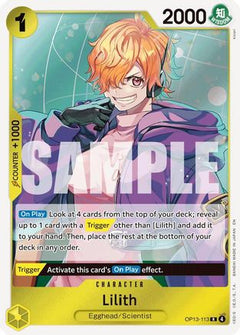 Lilith (OP13-113) [Carrying On His Will] Foil - Deck Out Gaming