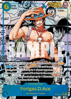 Portgas.D.Ace (119) (Manga) (OP13-119) [Carrying On His Will] Foil - Deck Out Gaming