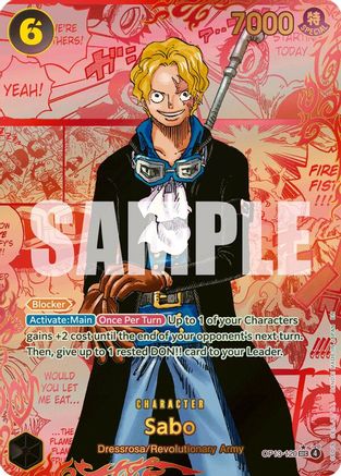 Sabo (120) (3rd Anniversary) (OP13-120) [Carrying On His Will] Foil - Deck Out Gaming