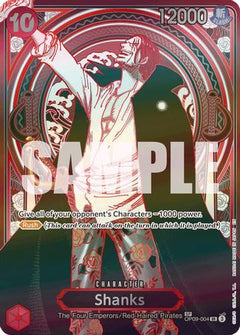 Shanks - OP09-004 (SP) (Silver) (OP09-004) [Carrying On His Will] Foil - Deck Out Gaming