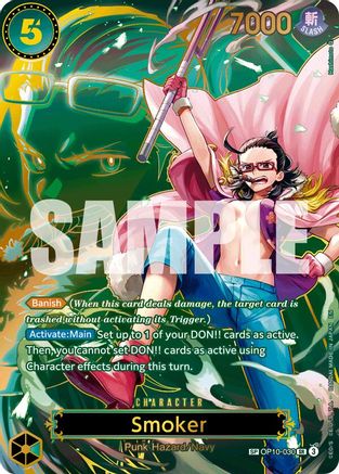 Smoker - OP10-030 (SP) (OP10-030) [Carrying On His Will] Foil - Deck Out Gaming