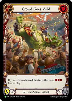 Crowd Goes Wild - FAB376 (FAB376) [Flesh and Blood: Promo Cards] Cold Foil - Deck Out Gaming