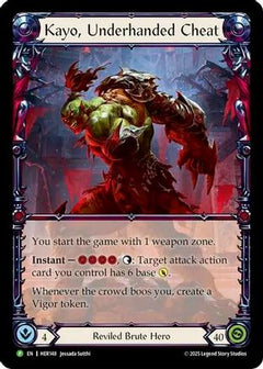 Kayo, Underhanded Cheat - HER148 (HER148) [Flesh and Blood: Promo Cards] Rainbow Foil - Deck Out Gaming