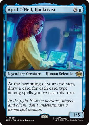 April O'Neil, Hacktivist (29) [Teenage Mutant Ninja Turtles] - Deck Out Gaming