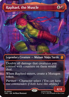 Raphael, the Muscle (0004) (Borderless) (4) [Commander: Teenage Mutant Ninja Turtles] - Deck Out Gaming