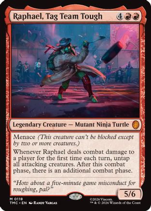 Raphael, Tag Team Tough (118) [Commander: Teenage Mutant Ninja Turtles] - Deck Out Gaming
