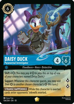 Daisy Duck - Paranormal Investigator (154/204) [Whispers in the Well] Cold Foil - Deck Out Gaming
