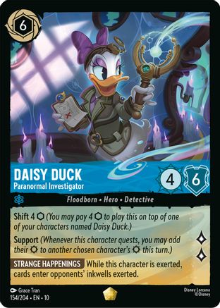 Daisy Duck - Paranormal Investigator (154/204) [Whispers in the Well] - Deck Out Gaming
