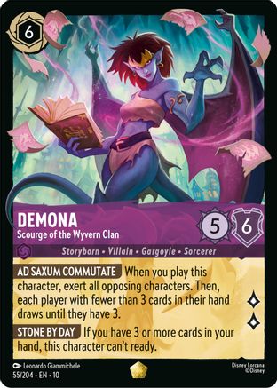 Demona - Scourge of the Wyvern Clan (55/204) [Whispers in the Well] - Deck Out Gaming