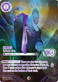 Hades - Looking for a Deal (Iconic) (242/204) [Whispers in the Well] Holofoil - Deck Out Gaming
