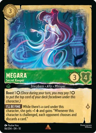 Megara - Secret Keeper (86/204) [Whispers in the Well] - Deck Out Gaming