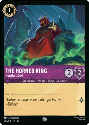 The Horned King - Heartless Devil (38/204) [Whispers in the Well] - Deck Out Gaming