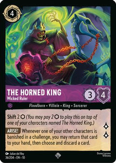 The Horned King - Wicked Ruler (36/204) [Whispers in the Well] Cold Foil - Deck Out Gaming