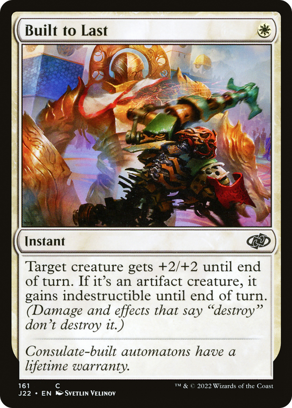 Built to Last (161) [Jumpstart 2022] - Deck Out Gaming