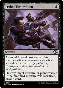 Lethal Throwdown (99) [Modern Horizons 3] - Deck Out Gaming