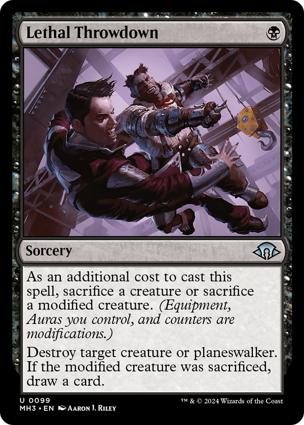 Lethal Throwdown (99) [Modern Horizons 3] - Deck Out Gaming