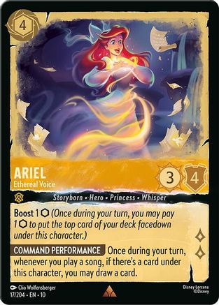Ariel - Ethereal Voice (17/204) [Whispers in the Well] Cold Foil-1